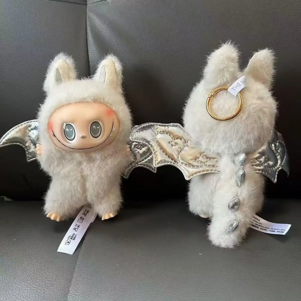 Offre spéciale : Poupée Labubu Zimomo ange en vinyle, cadeau déco. - Zone shopping