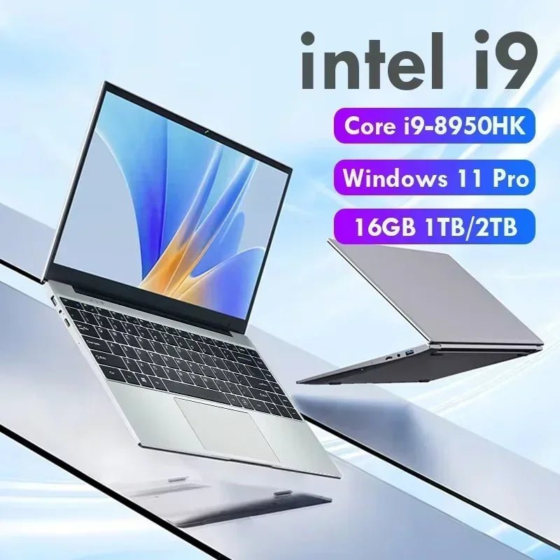 Ordinateur Portable Gamer 14.1 Intel i9, Windows 11 Pro, 16GB RAM - Zone shopping