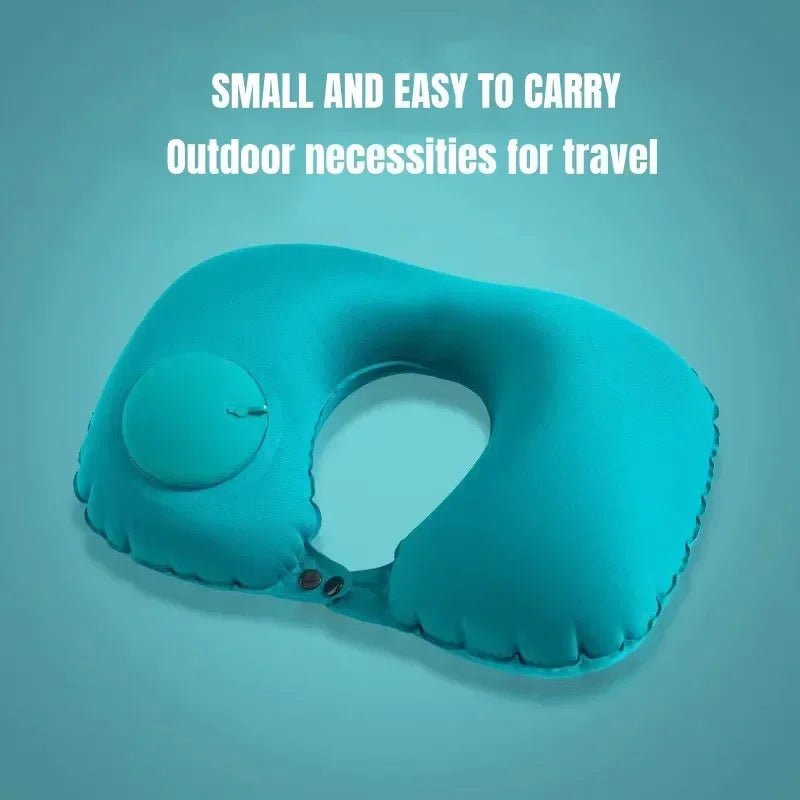 Oreiller cervical gonflable portable 2025, idéal pour voyages et camping - Zone shopping