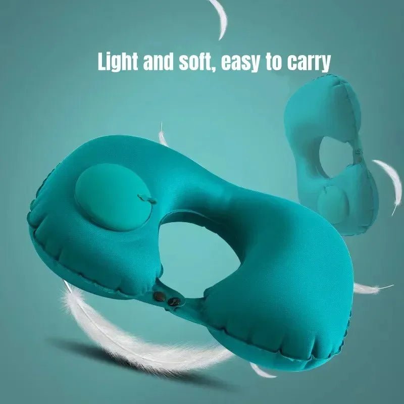 Oreiller cervical gonflable portable 2025, idéal pour voyages et camping - Zone shopping