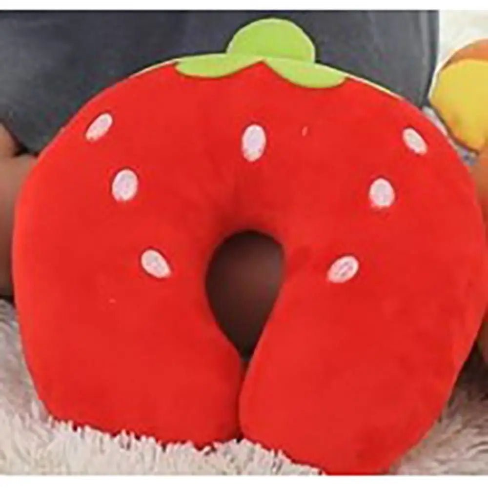 Oreiller U en peluche, 10 couleurs, confort pour enfants/adultes - Zone shopping