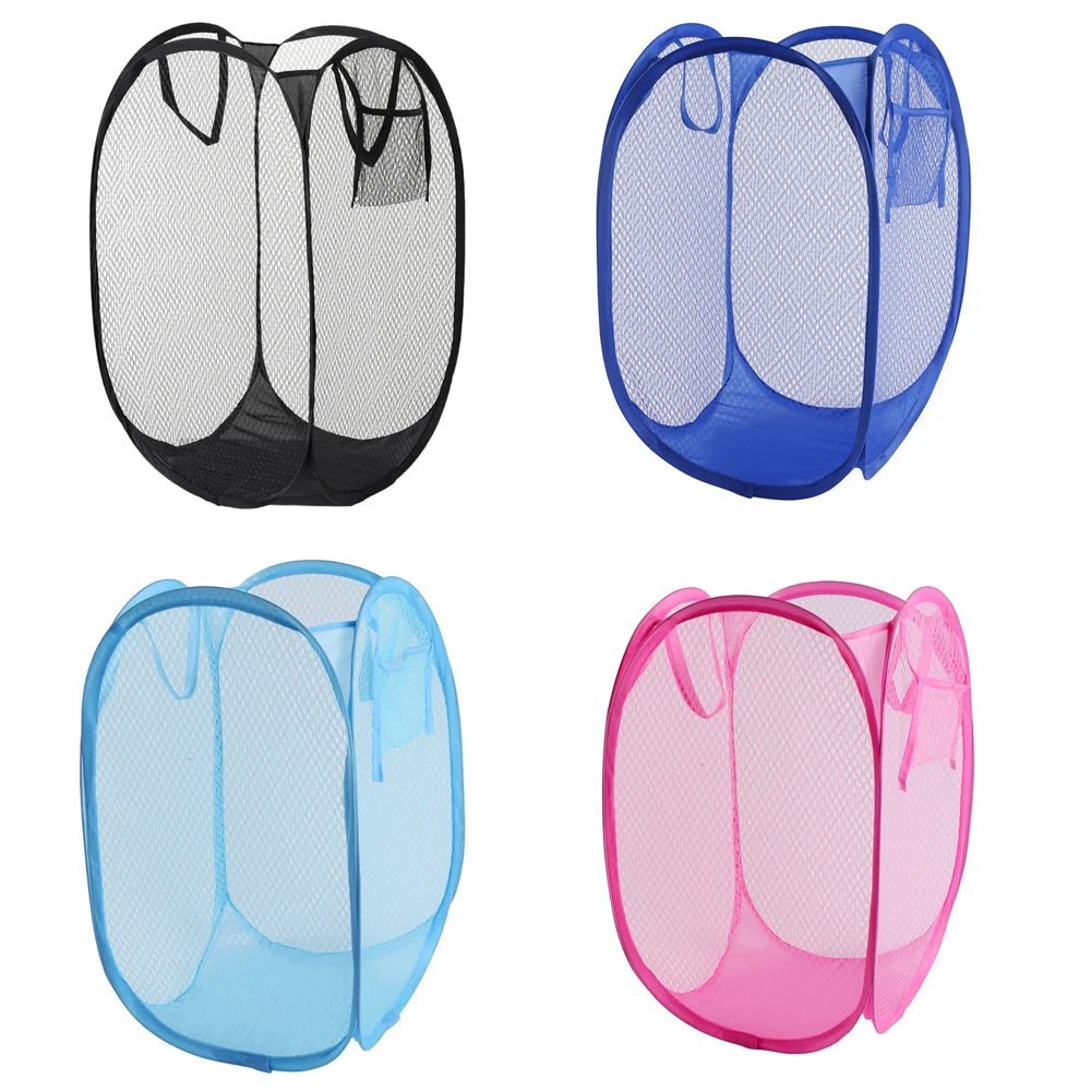 Organisateur de linge pliable E27 - Sac de rangement en maille - Zone shopping