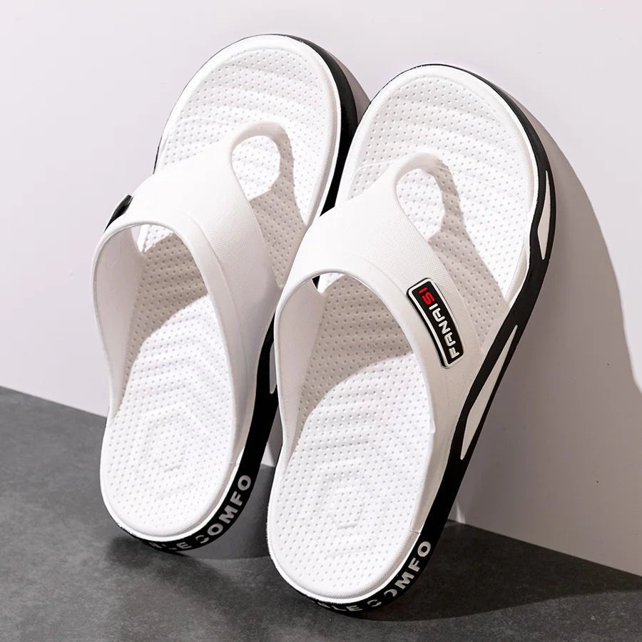 Pantoufles d'été antidérapantes pour hommes et femmes, tongs plage - Zone shopping