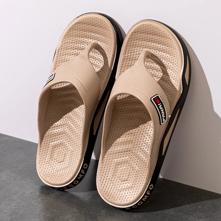 Pantoufles d'été antidérapantes pour hommes et femmes, tongs plage - Zone shopping