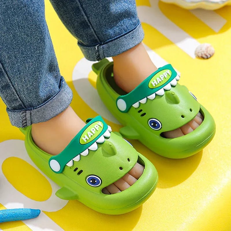 Pantoufles Requin Megalodon pour Enfants - Imperméables et Décontractées - Zone shopping