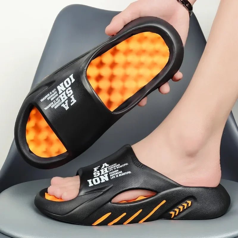 Pantoufles Sport Homme Coco - Sandales Plates Respirantes Été - Zone shopping