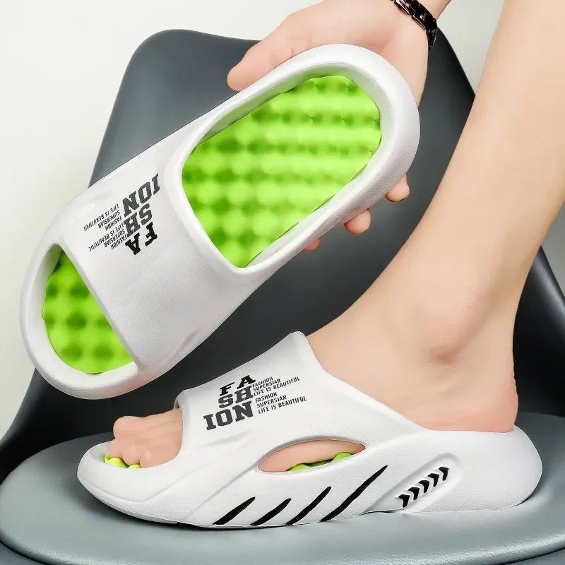 Pantoufles Sport Homme Coco - Sandales Plates Respirantes Été - Zone shopping