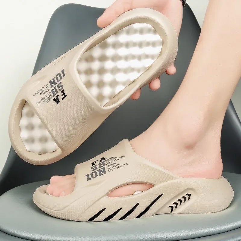 Pantoufles Sport Homme Coco - Sandales Plates Respirantes Été - Zone shopping