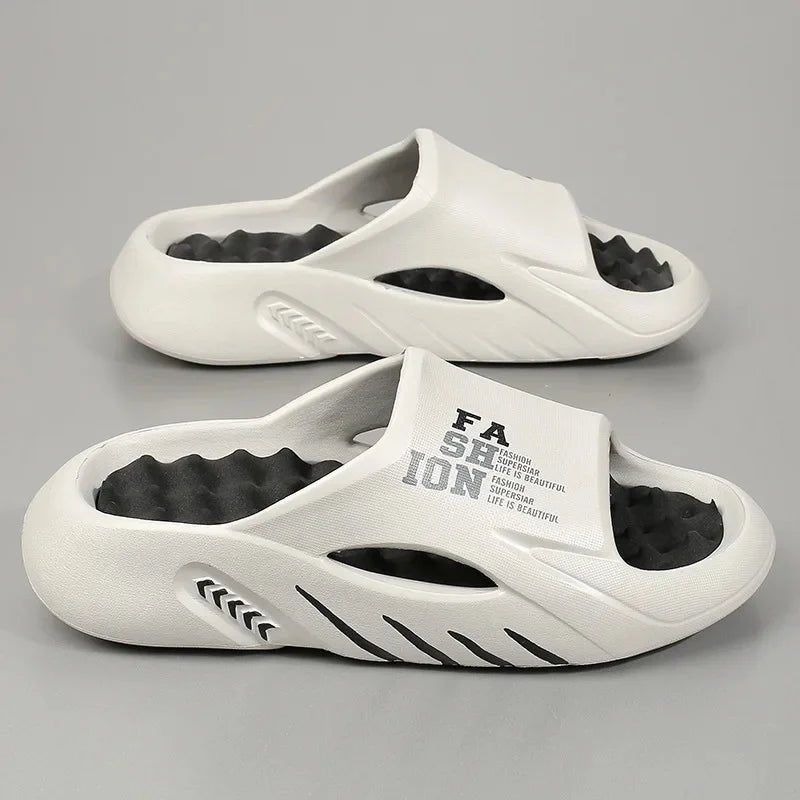 Pantoufles Sport Homme Coco - Sandales Plates Respirantes Été - Zone shopping