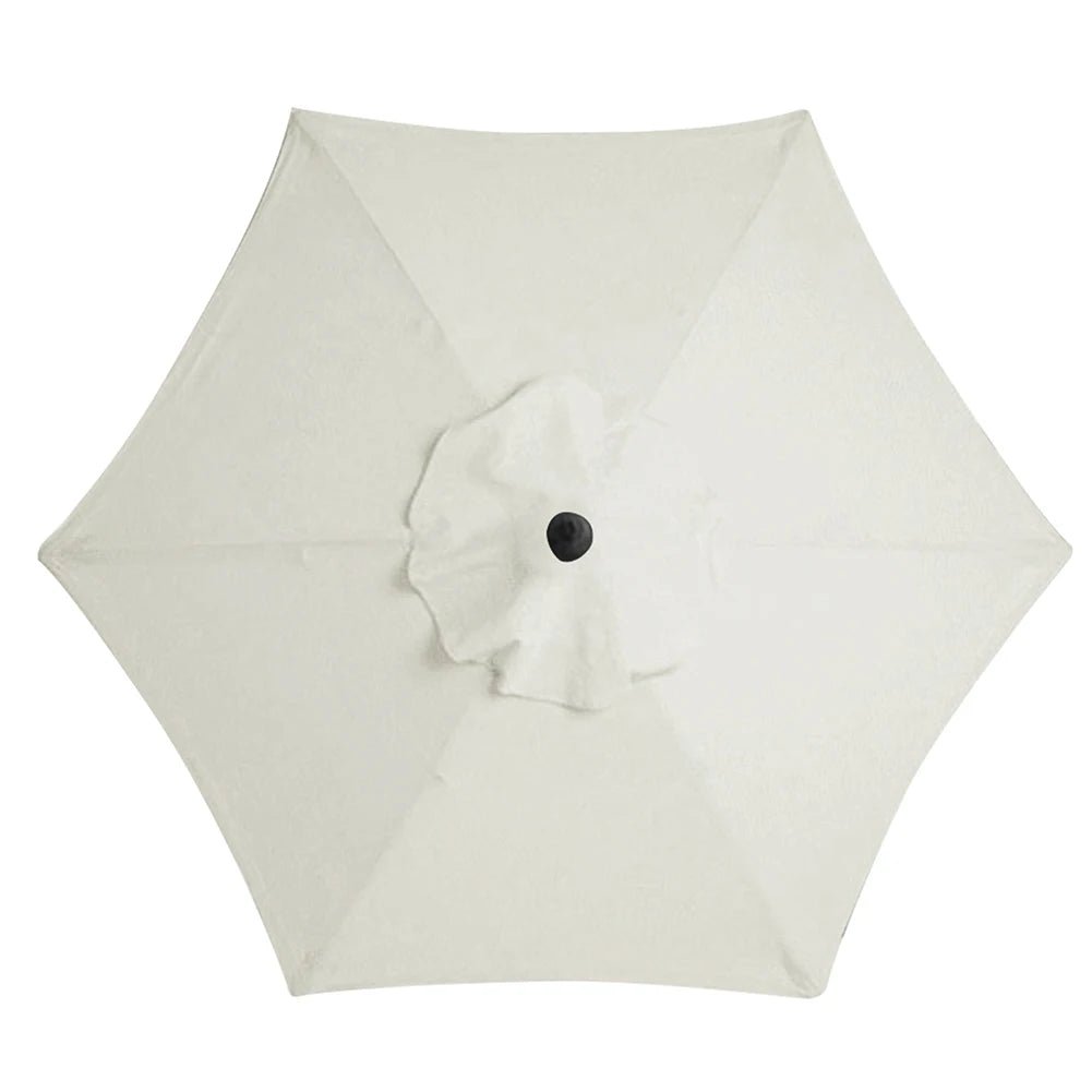 Parasol 2m 6 os, tissu remplaçable, protection UV, extérieur jardin - Zone shopping