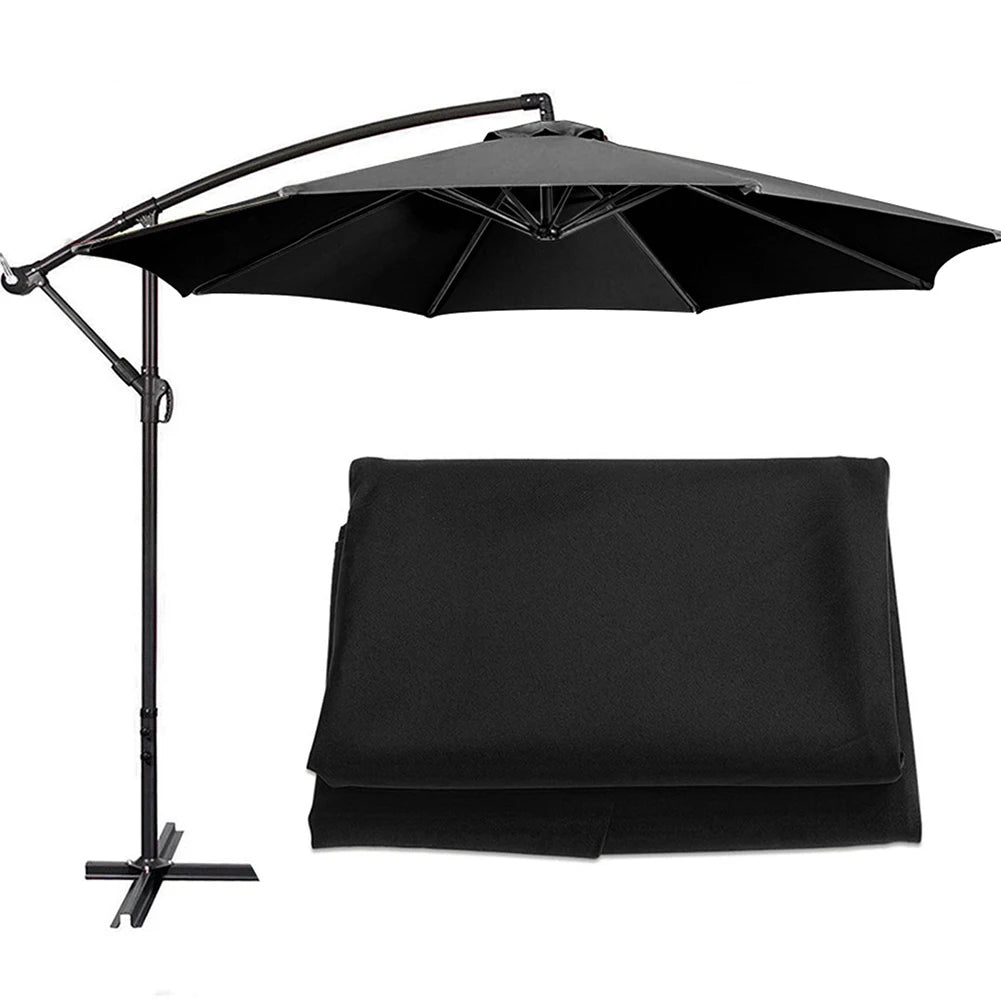 Parasol 2m 6 os, tissu remplaçable, protection UV, extérieur jardin - Zone shopping