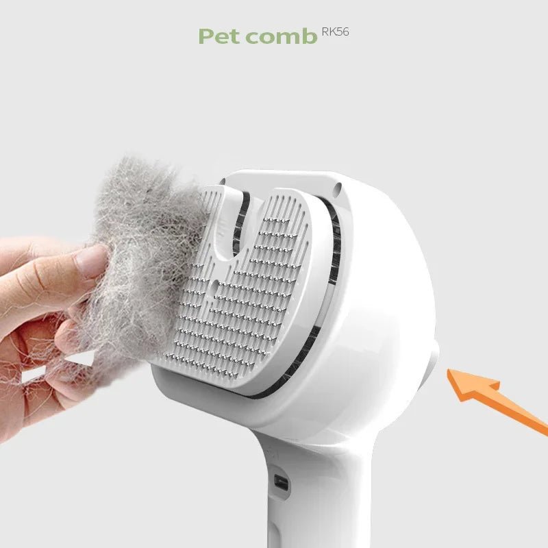 Peigne de toilettage vaporisateur pour chiens et chats, épilation facile - Zone shopping
