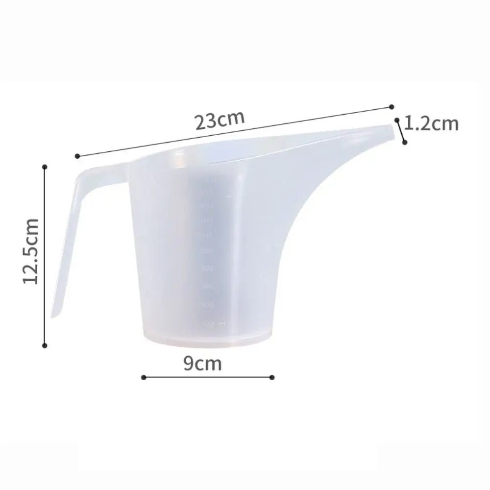 Pichet gradué en plastique 1000ml avec bec long et entonnoir - Zone shopping