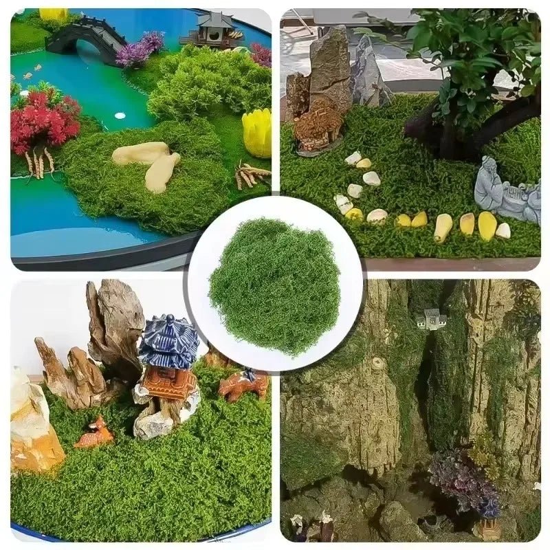 Plantes vertes artificielles 500g - Mousse éternelle décorative - Zone shopping