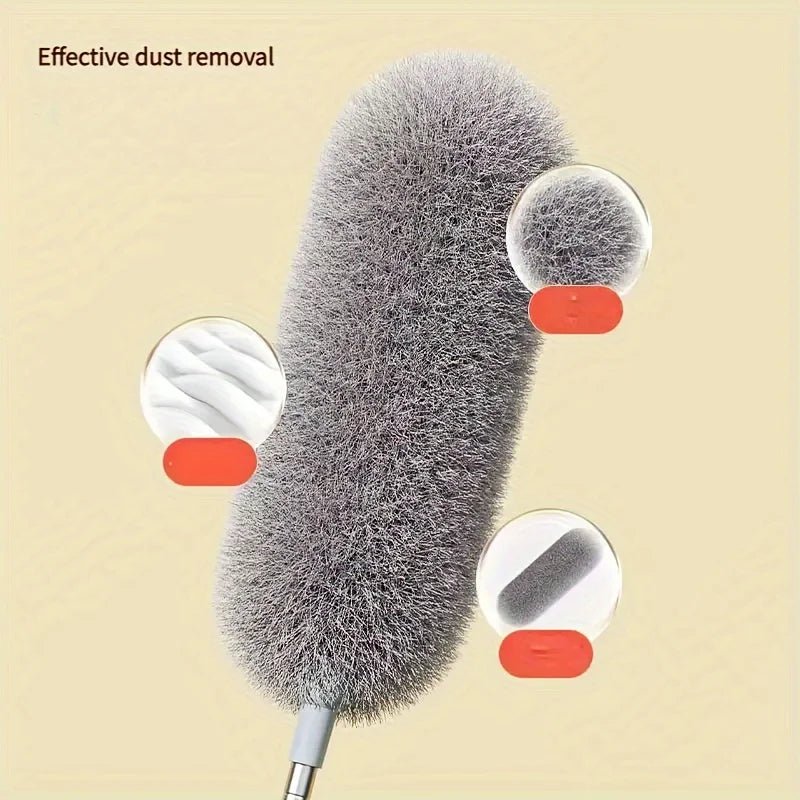 Plumeau rétractable extra - long avec tête pliable - Nettoyage facile! - Zone shopping