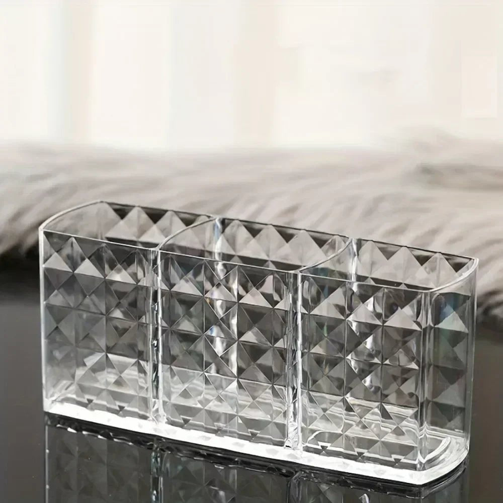 Porte - pinceau de maquillage en acrylique transparent, boîte de rangement pour rouge à lèvres, présentoir de vernis à ongles, étui à bijoux T1, bureau cosmétique, évaluation - Zone shopping