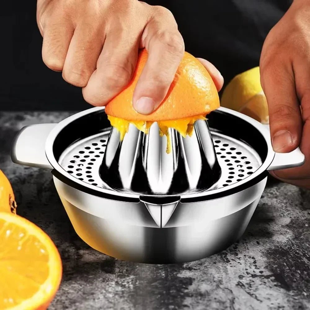 Presse - agrumes manuel inox 304, petit presse - fruits créatif - Zone shopping