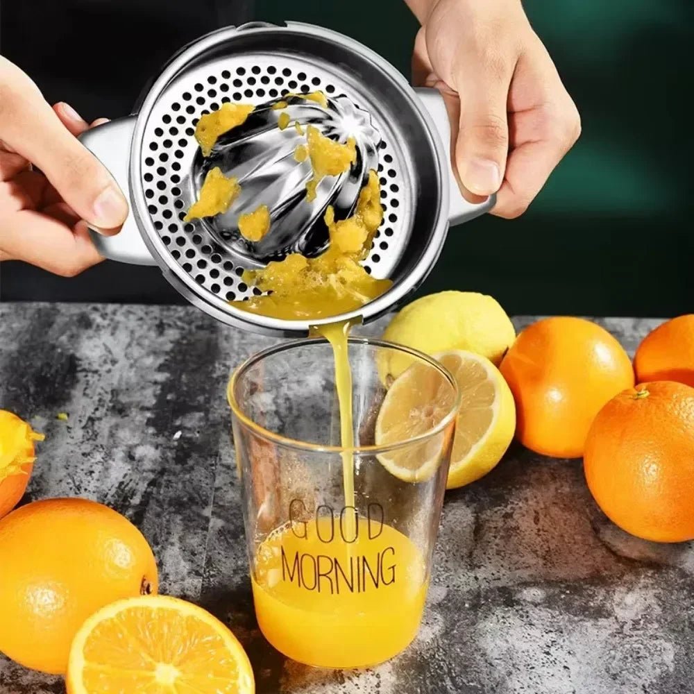 Presse - agrumes manuel inox 304, petit presse - fruits créatif - Zone shopping