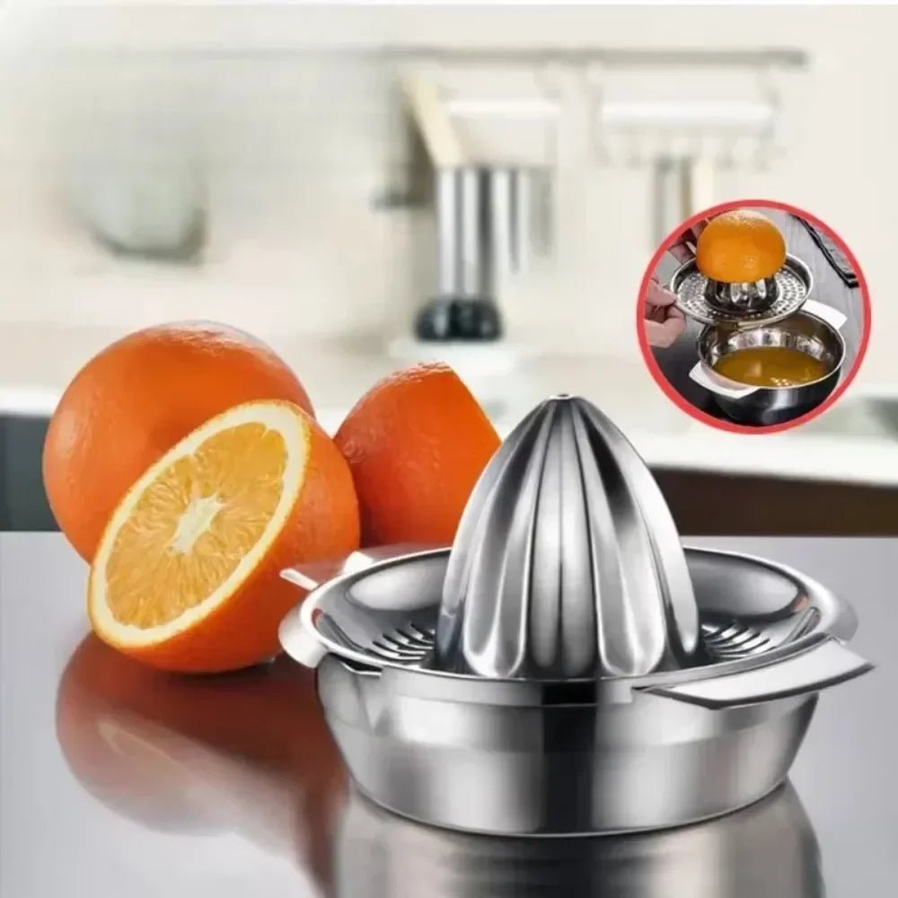 Presse - agrumes manuel inox 304, petit presse - fruits créatif - Zone shopping