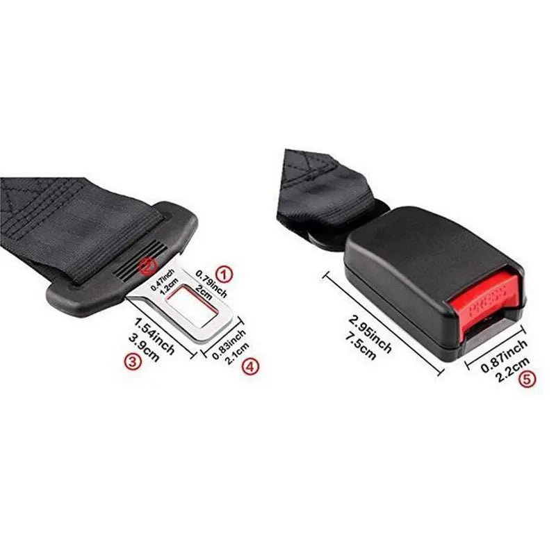 Réinitialisation d'extension de ceinture de sécurité réglable 23cm universelle, enfant, 23cm - Zone shopping