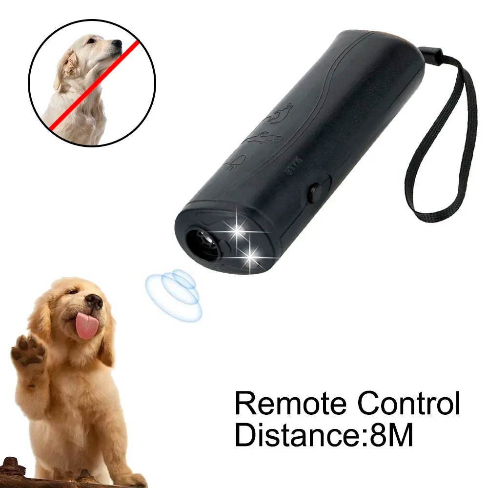 Répulsif anti - aboiement pour chiens, entraîneur ultrasonique LED - Zone shopping