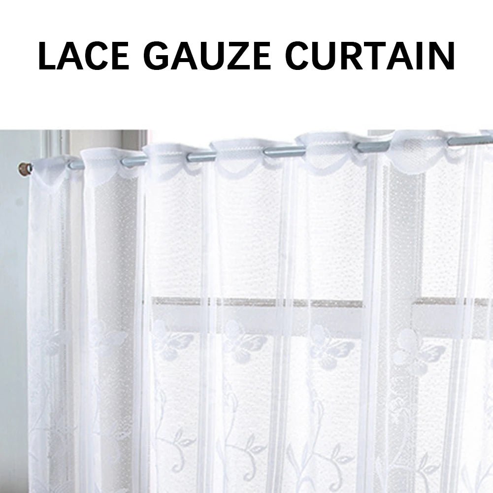 Rideaux en tulle et dentelle pour fêtes et décoration élégante - Zone shopping