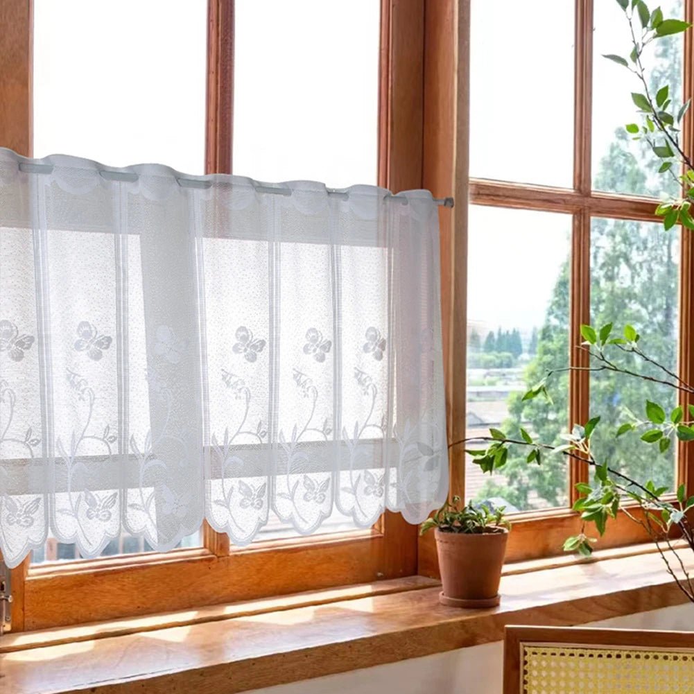 Rideaux en tulle et dentelle pour fêtes et décoration élégante - Zone shopping