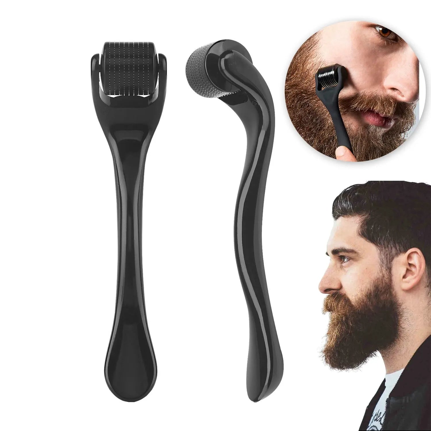 Rouleau de Derma pour la Croissance des Poils du Visage, Accessoire pour la Peau et la Barbe, 540/0.2/0.25mm, 0.3 - Zone shopping
