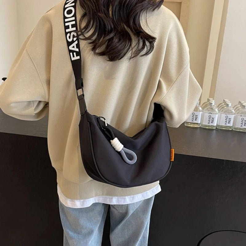 Sac à bandoulière en toile tendance printemps été pour femmes - Zone shopping
