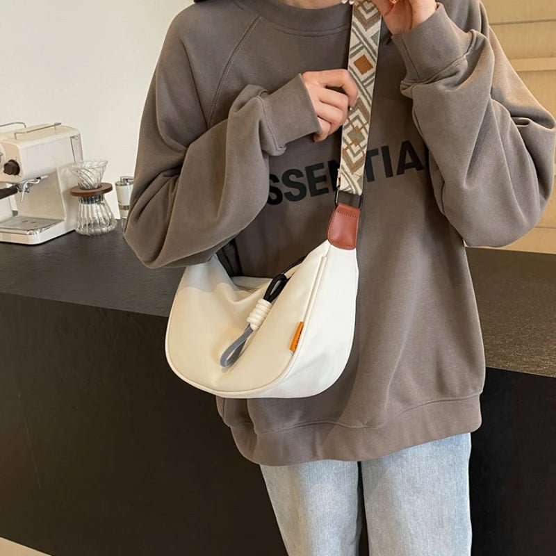 Sac à bandoulière en toile tendance printemps été pour femmes - Zone shopping