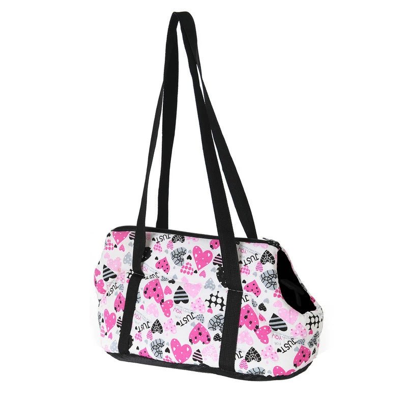 Sac à bandoulière portable pour petits chiens - Motif pastèque - Zone shopping