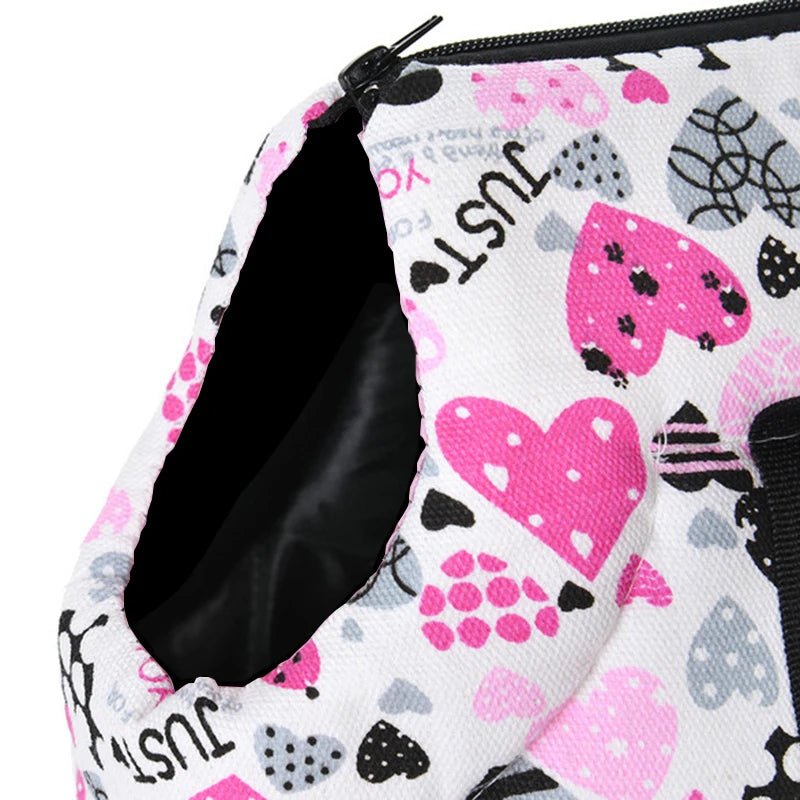Sac à bandoulière portable pour petits chiens - Motif pastèque - Zone shopping