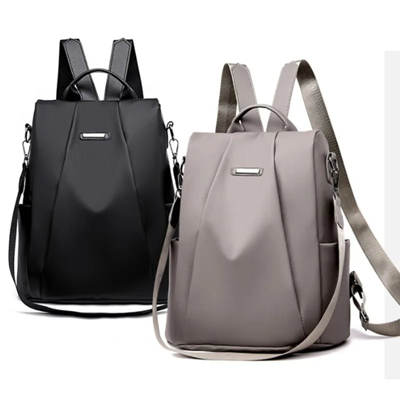 Sac à dos en nylon solide femme, mode, décontracté et amovible - Zone shopping