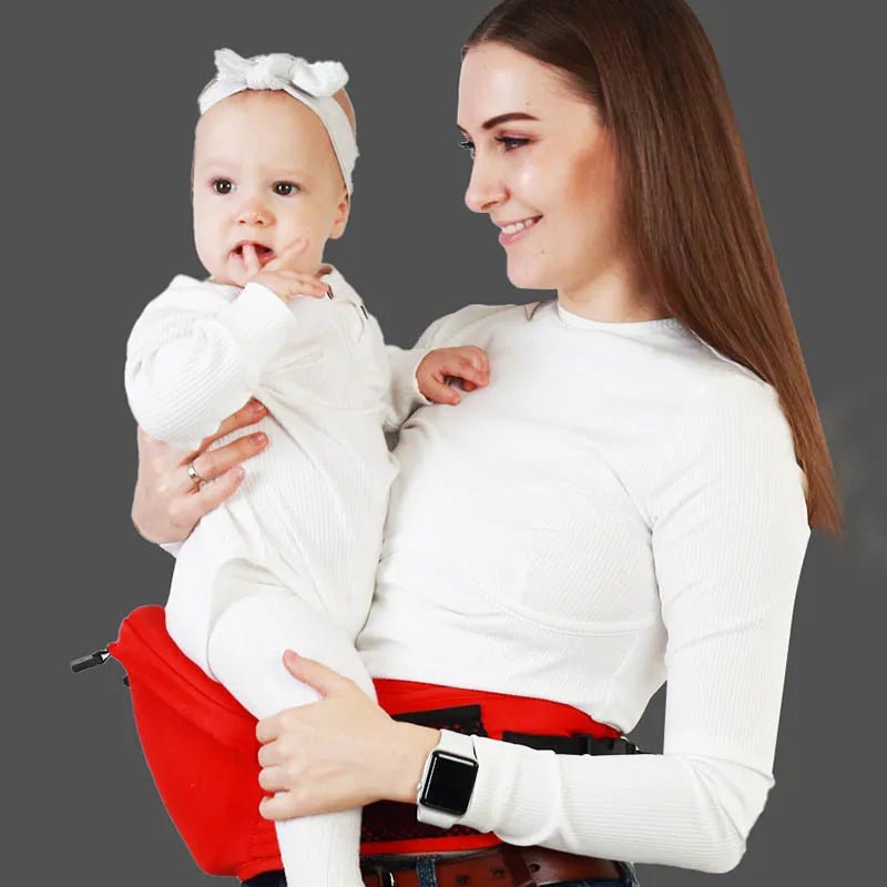 Sac à dos porte - bébé ergonomique 0 - 48 mois avec siège de hanche - Zone shopping
