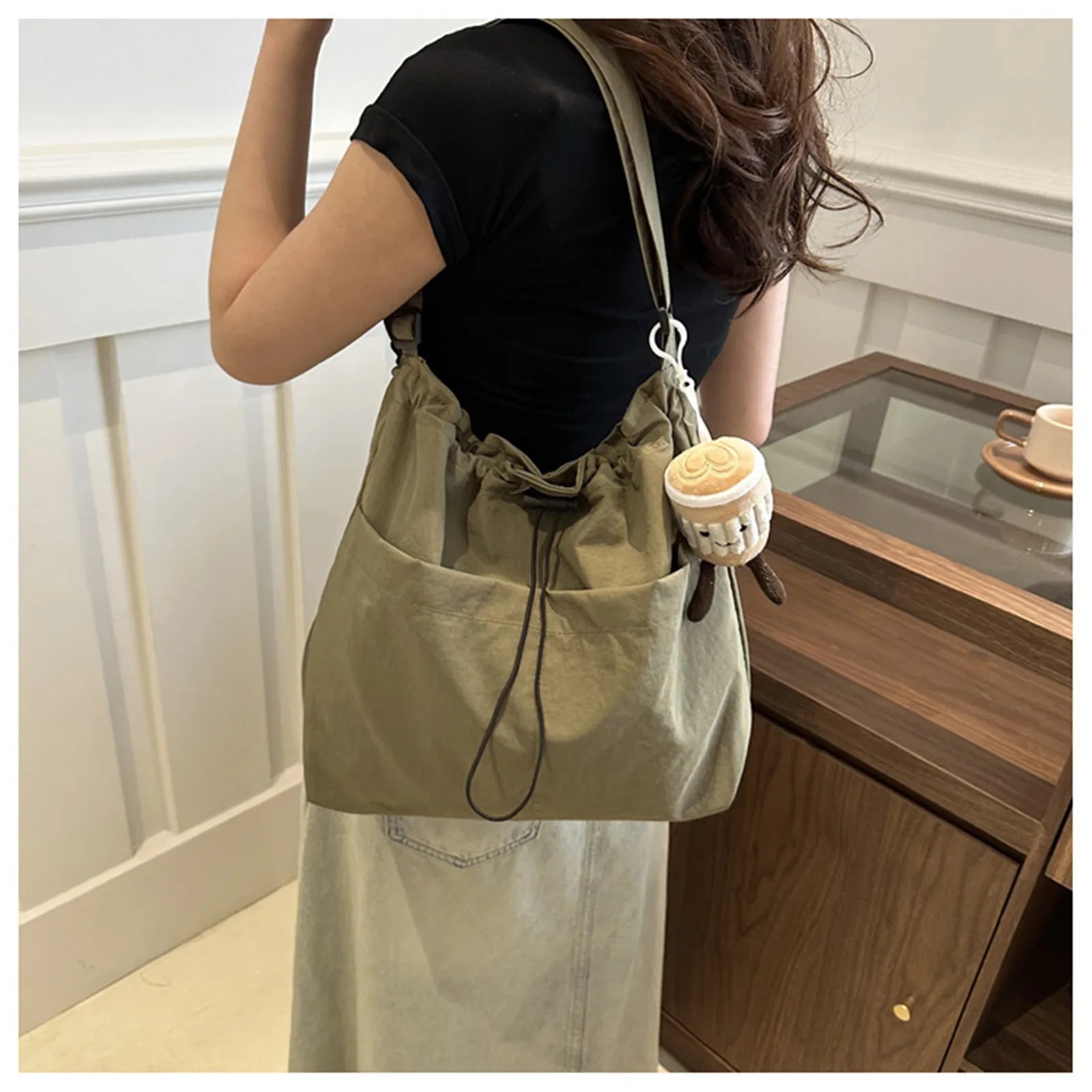 Sac à Main Nylon Imperméable Grande Capacité Femme - Zone shopping