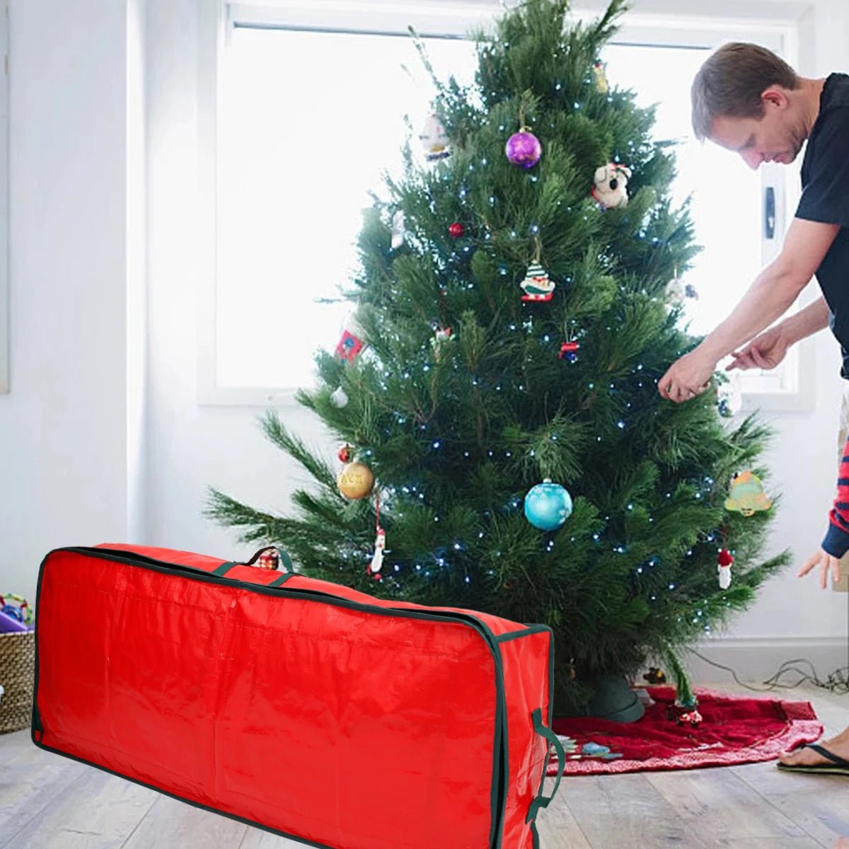 Sac de rangement rond étanche pour cadeaux de Noël, Foy renforcé - Zone shopping