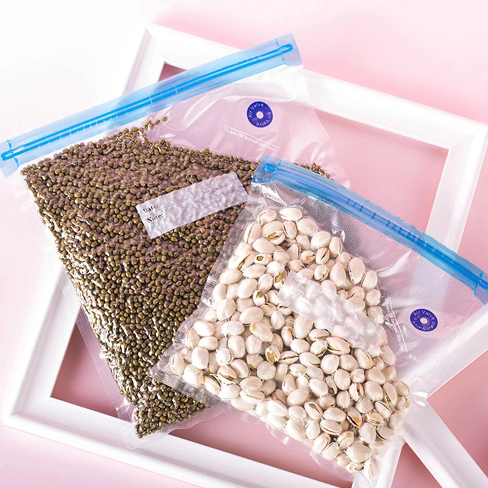 Sacs alimentaires sous vide 20/10 - réutilisables & pratiques - Zone shopping