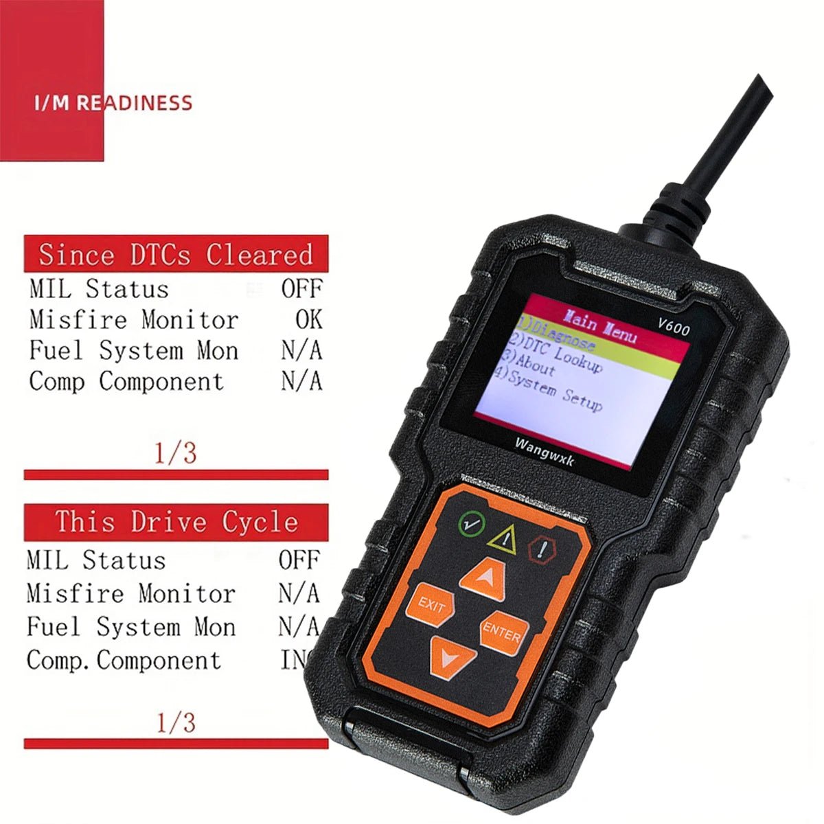 Scanner OBD2 V600 - Outil de diagnostic universel pour voitures - Zone shopping
