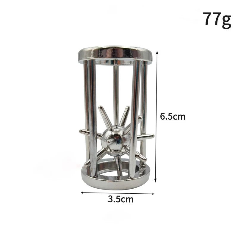 Serrure Puzzle IQ métal - Casse - tête magique pour tous âges - Zone shopping