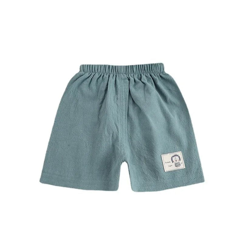 Shorts d'été en coton et lin pour garçons et filles, pantalons courts de style coréen pour enfants de 1, 2, 3, 4 et 5 ans - Zone shopping
