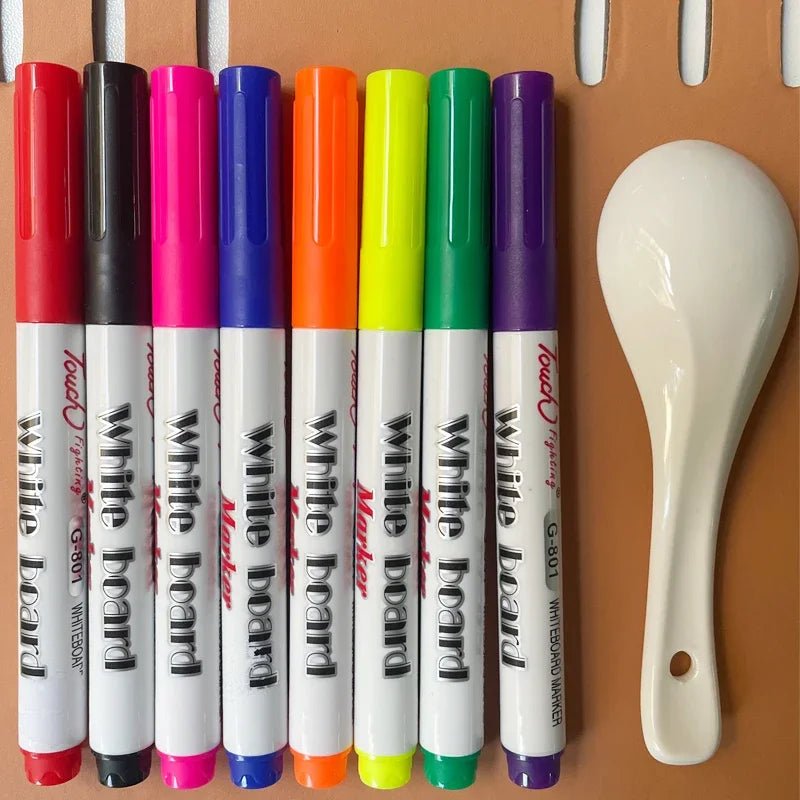 Stylo de peinture à l'eau magique, marqueurs colorés, stylo à encre flottante, stylos à eau pour gribouillage, jouets d'éducation précoce Montessori pour enfants - Zone shopping