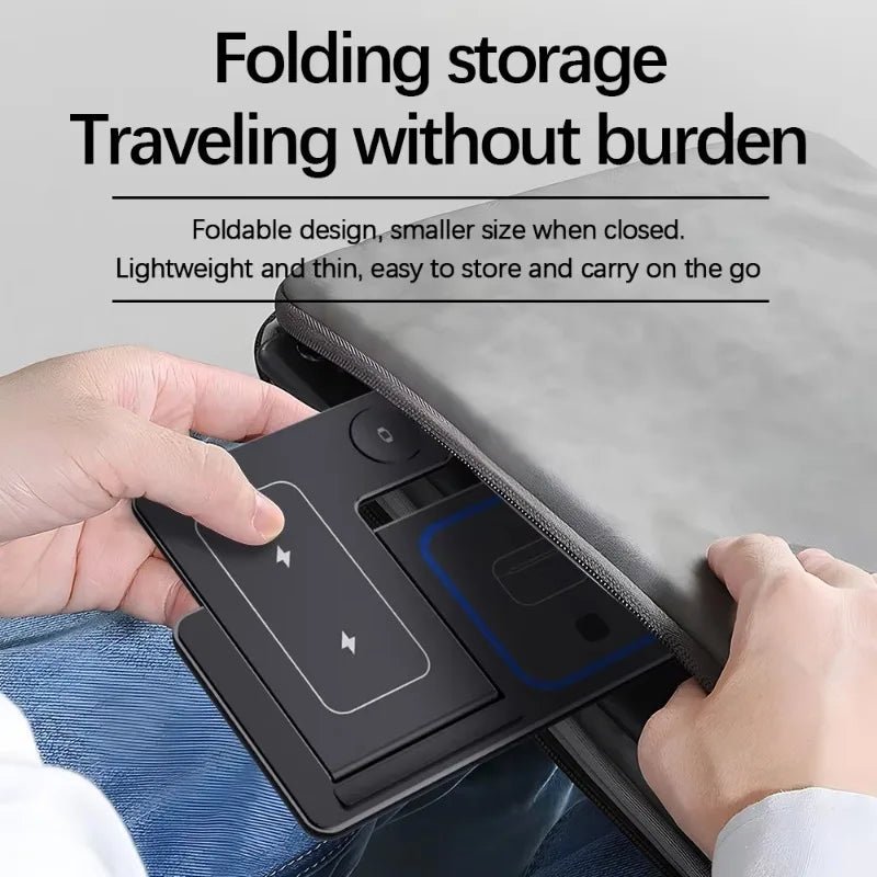 Support de chargeur sans fil 3 en 1 pliable pour iPhone et Apple Watch - Zone shopping