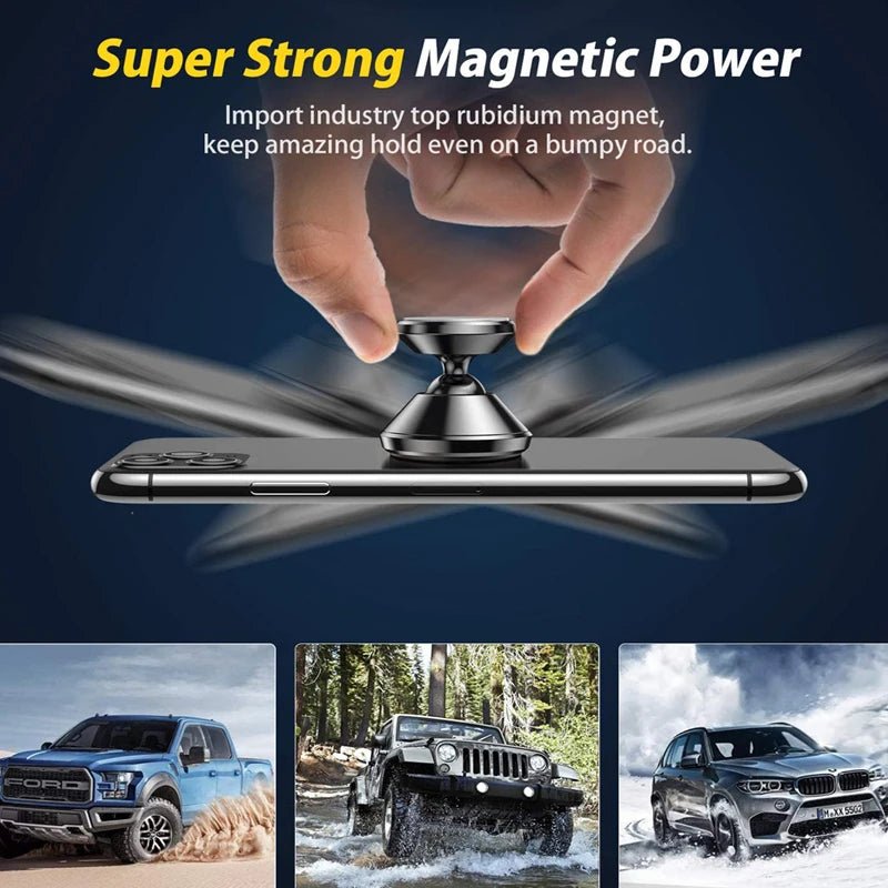 Support de téléphone magnétique pour voiture - iPhone, Samsung, Xiaomi - Zone shopping