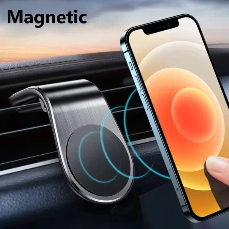 Support de téléphone magnétique universel pour voiture, support de téléphone magnétique à Clip pour iPhone 16 15 14 Pro Samsung - Zone shopping