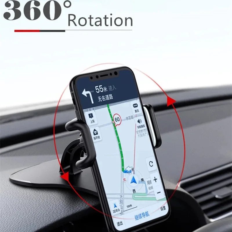 Support de téléphone voiture rotatif 360° - Universel et fixe - Zone shopping