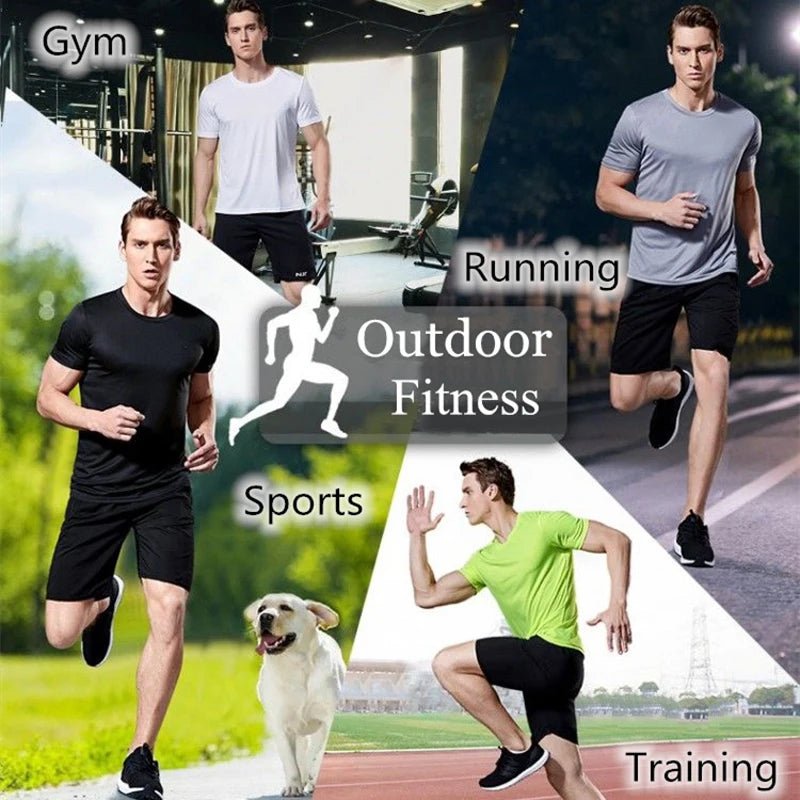 T-shirt homme séchage rapide, col rond, idéal gym et course à pied - Zone shopping