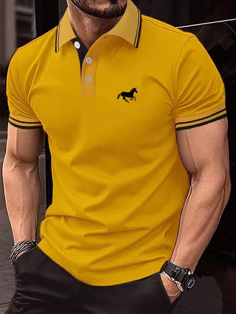 T-shirt Polo homme classique été S - 3XL manches courtes décontracté - Zone shopping