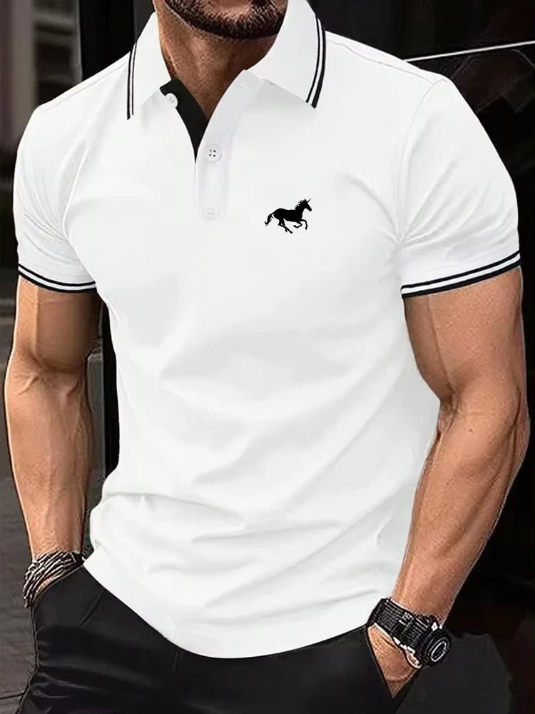 T-shirt Polo homme classique été S - 3XL manches courtes décontracté - Zone shopping
