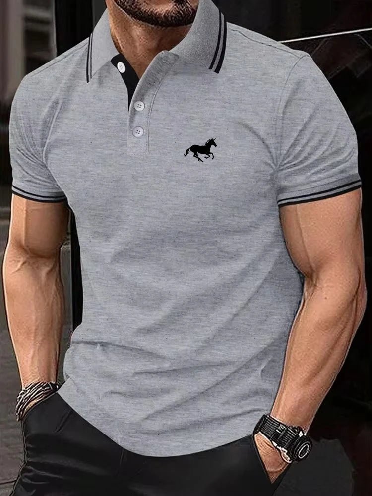 T-shirt Polo homme classique été S - 3XL manches courtes décontracté - Zone shopping