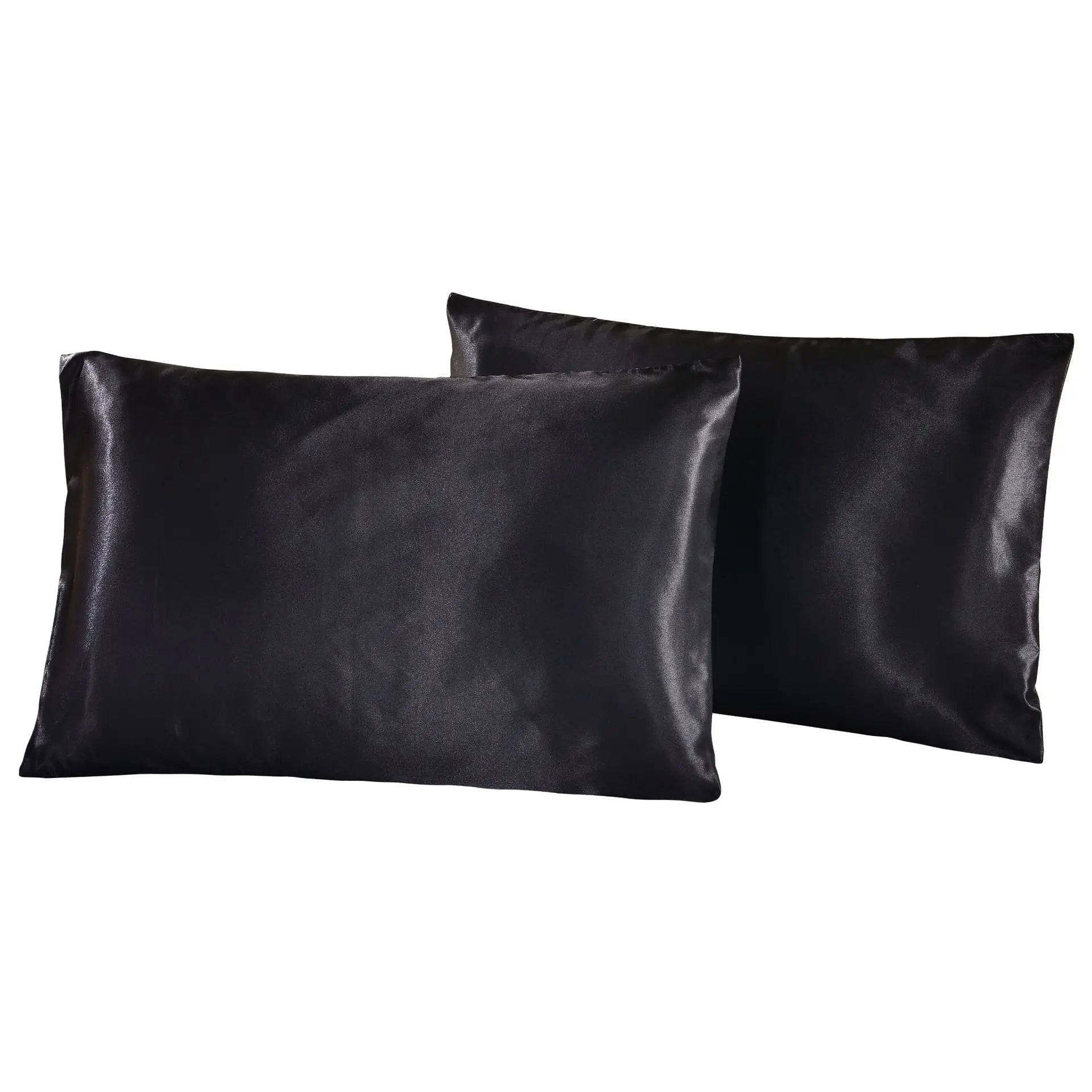 Taie d'oreiller en satin de soie Queen - Housse lisse 1 pièce - Zone shopping